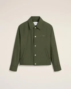 Ami Paris Green Buttoned Jacket LODEN New