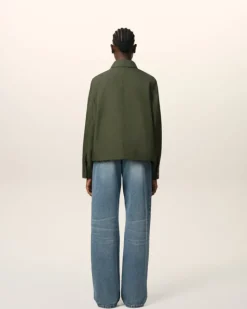 Ami Paris Green Buttoned Jacket LODEN New