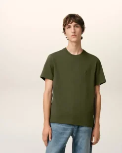 Ami Paris Green Cotton Ami de Coeur T-Shirt LODEN Shop