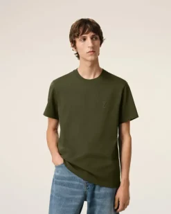Ami Paris Green Cotton Ami de Coeur T-Shirt LODEN Shop