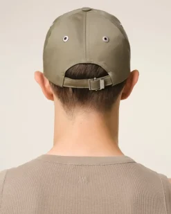 Ami Paris Green Cotton Ami de Coeur Embroidery Cap LAUREL/GINGER Discount