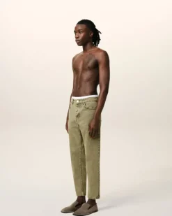 Ami Paris Green Cotton Tapered Fit Jeans LAUREL Best