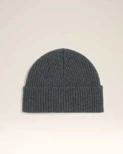 Ami Paris Grey Wool Ami de Coeur Beanie HEATHER GREY/RED Flash Sale