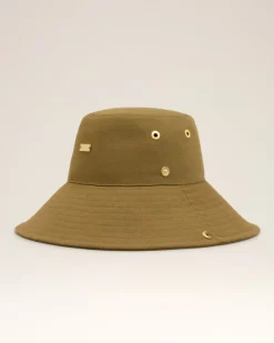 Ami Paris Cotton Ami de Coeur Plate Hat KHAKI Cheap