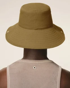Ami Paris Cotton Ami de Coeur Plate Hat KHAKI Cheap