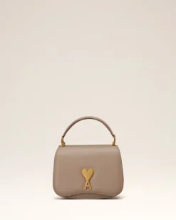 Ami Paris Mini Paris Paris Bag LIGHT TAUPE Best Sale