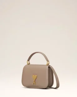 Ami Paris Mini Paris Paris Bag LIGHT TAUPE Best Sale