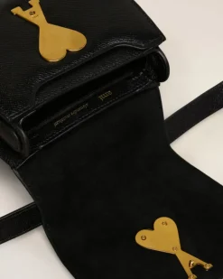 Ami Paris Nano Paris Paris Bag BLACK Clearance