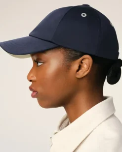 Ami Paris Navy Cotton Tonal Ami de Coeur Embroidery Cap NAVY BLUE/GINGER Discount