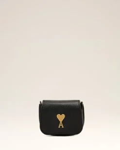 Ami Paris Paris Paris Airpods Case BLACK/VIBRATED BRASS Fashion