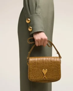 Ami Paris Paris Paris Bag BRONZE Best