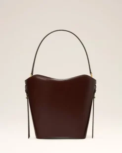 Ami Paris Paris Paris Bucket Bag CHOCOLATE Clearance