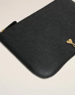 Ami Paris Paris Paris Pouch BLACK/VIBRATED BRASS Fashion
