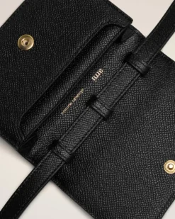 Ami Paris Paris Paris Strap Card Holder BLACK/VIBRATED BRASS Store