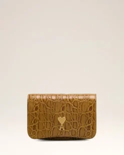 Ami Paris Paris Paris Strap Card Holder BRONZE Sale