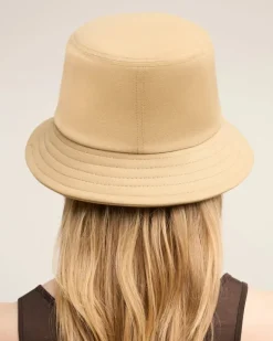 Ami Paris Red Ami de Coeur Embroidery Bucket Hat SAND Best Sale