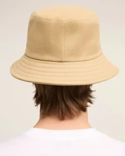 Ami Paris Red Ami de Coeur Embroidery Bucket Hat SAND Best Sale