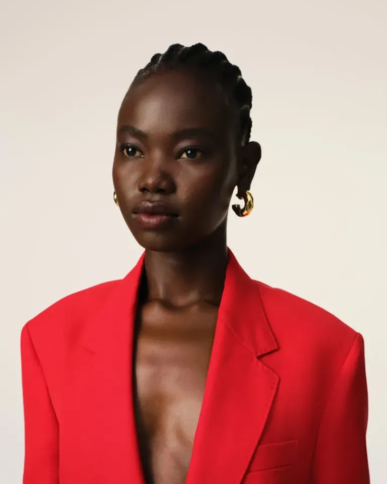 Ami Paris Red Wool Semi-Lined Jacket POPPY Fashion