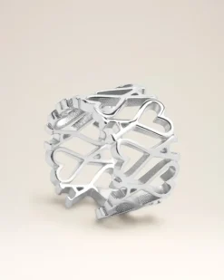 Ami Paris Brass Ami de Coeur Ring SILVER Outlet