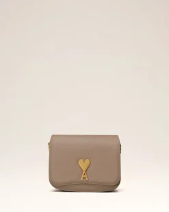 Ami Paris Small Paris Paris Bag LIGHT TAUPE Cheap