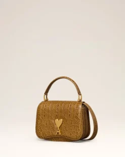 Ami Paris Top Handle Paris Paris Bag BRONZE Outlet
