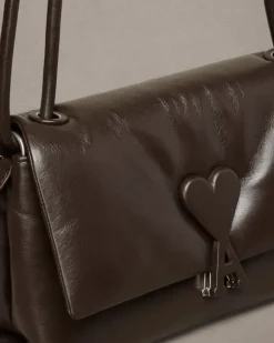 Ami Paris Voulez-Vous Bag DARK COFFEE Cheap