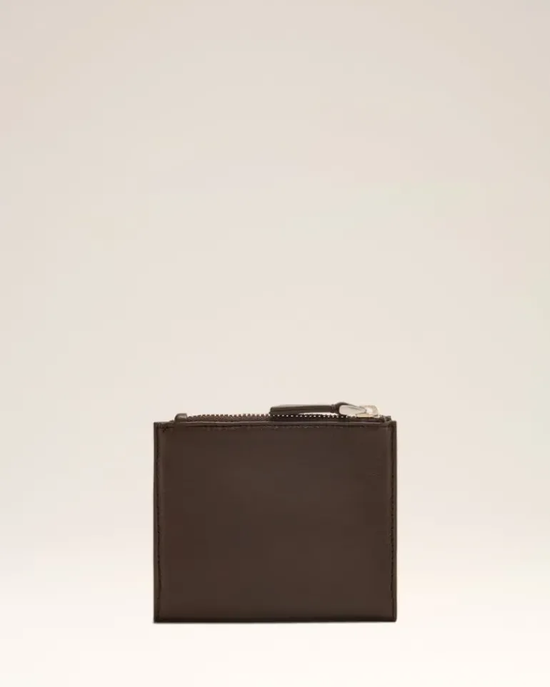 Ami Paris Voulez-Vous Folded Wallet DARK COFFEE Clearance