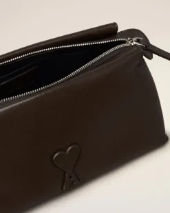 Ami Paris Voulez-Vous Pouch DARK COFFEE Online
