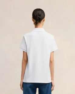 Ami Paris Cotton Ami de Coeur Polo Shirt WHITE Online