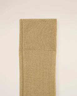 Ami Paris Yellow Cotton Ami de Coeur Plate Socks HAVANA//GOLD Hot