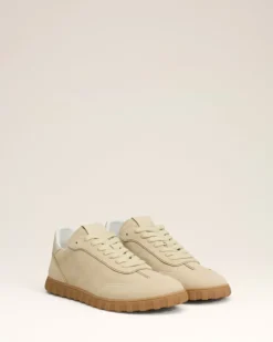Ami Paris Yellow Leather Low Top Step Sneakers BUTTER Hot