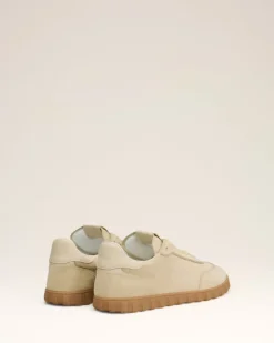 Ami Paris Yellow Leather Low Top Step Sneakers BUTTER Hot